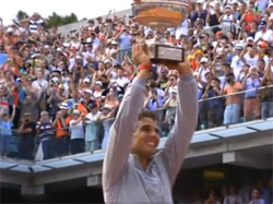 Рафаэль Надаль в девятый раз стал победителем Открытого чемпионата Франции